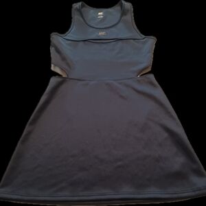 Melody Ehsani Essentials Asymmetrical Navy Dress